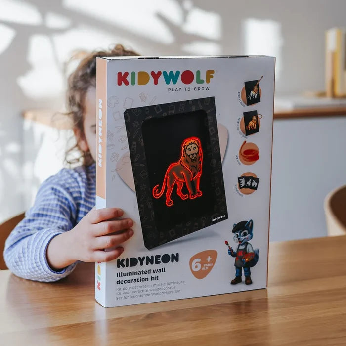 KIDYNEON Kit for Illuminated Wall Decoration - Animals