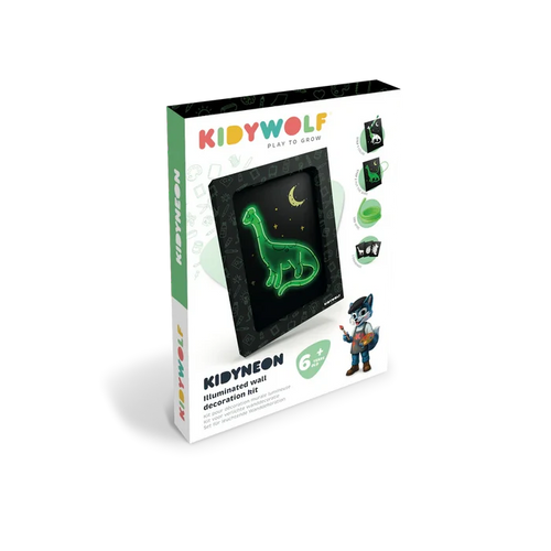 KIDYNEON Kit for Illuminated Wall Decoration - Dino