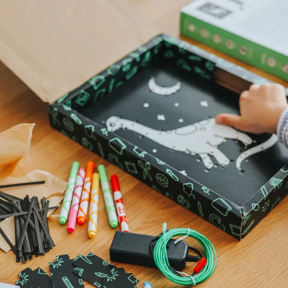 KIDYNEON Kit for Illuminated Wall Decoration - Dino