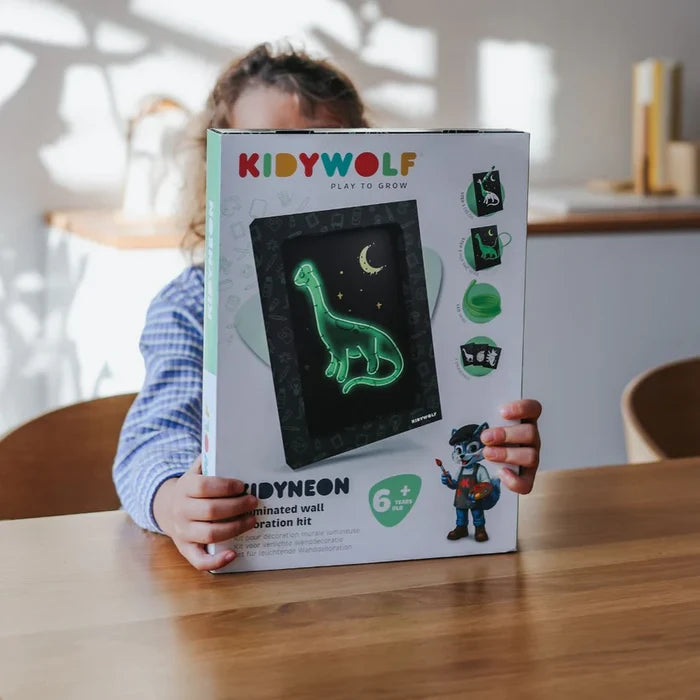 KIDYNEON Kit for Illuminated Wall Decoration - Dino