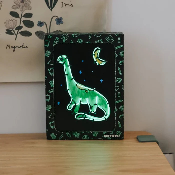 KIDYNEON Kit for Illuminated Wall Decoration - Dino