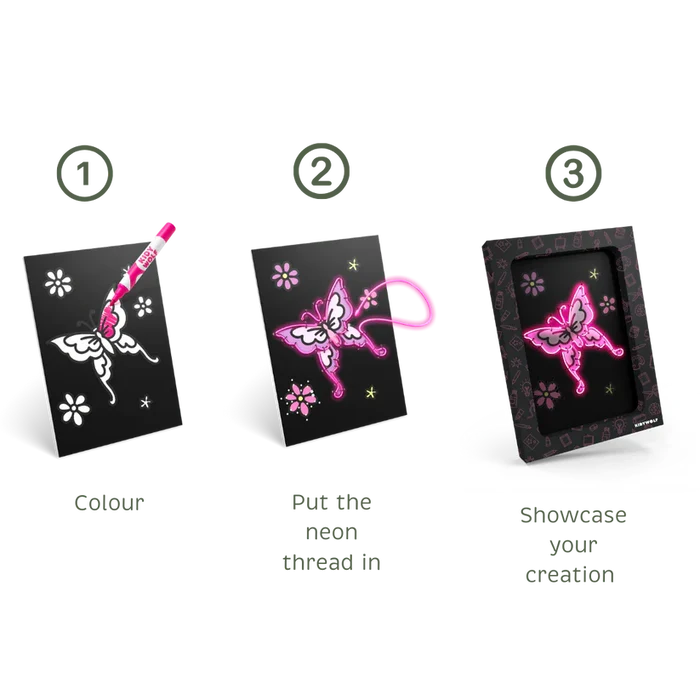 KIDYNEON Kit for Illuminated Wall Decoration - Once Upon A Time