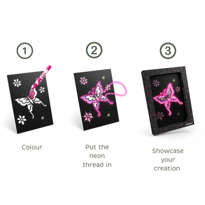 KIDYNEON Kit for Illuminated Wall Decoration - Once Upon A Time
