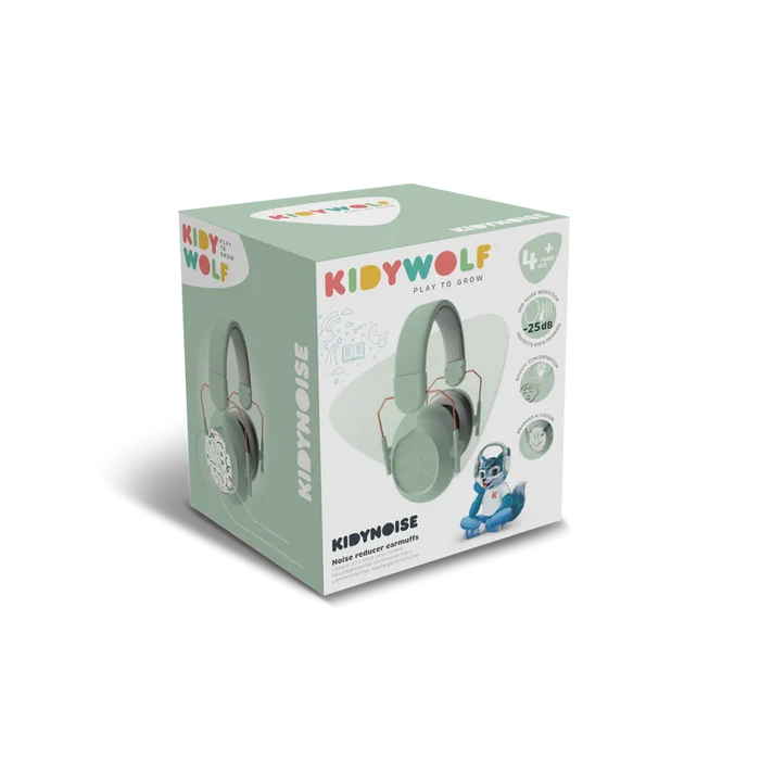 KIDYNOISE Noise Reducer Earmuffs - Green