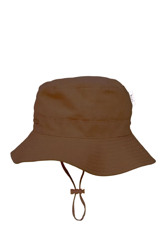 Kiin Cotton Sun Hat - Chocolate