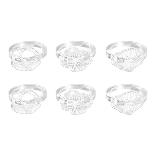 Le Jardin Set 6 Napkin Rings