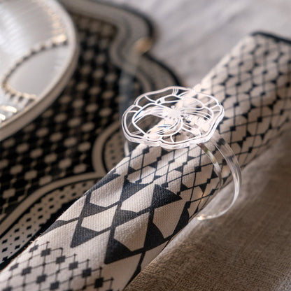 Le Jardin Set 6 Napkin Rings