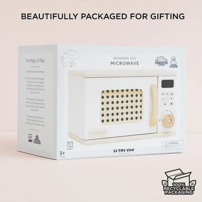 Le Toy Van Wooden Microwave Set
