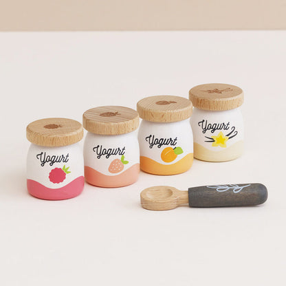 Le Toy Van Wooden Yoghurt Play Food Pack - 5 Piece