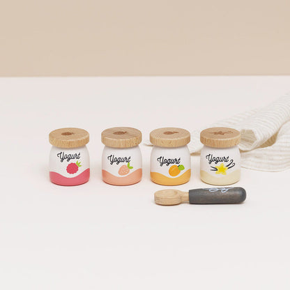Le Toy Van Wooden Yoghurt Play Food Pack - 5 Piece