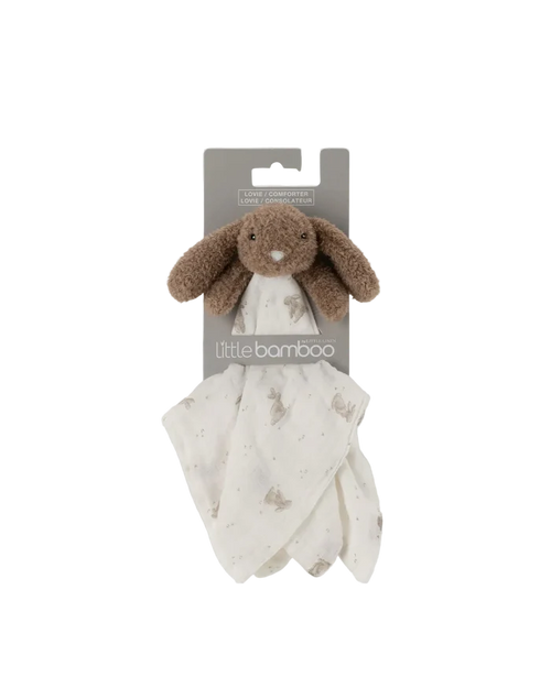 Little Bamboo Muslin Baby Comforter - Beau the Bunny