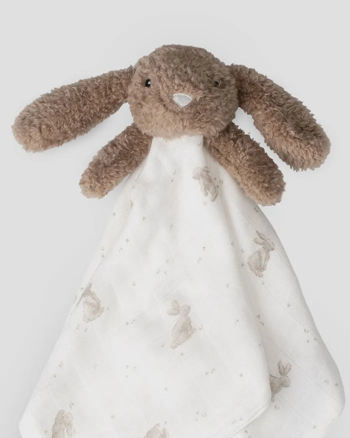 Little Bamboo Muslin Baby Comforter - Beau the Bunny