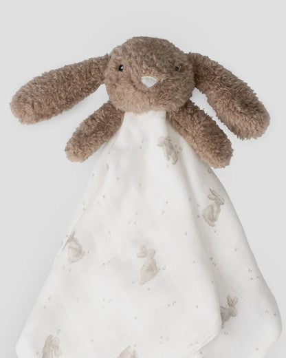 Little Bamboo Muslin Baby Comforter - Beau the Bunny
