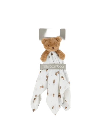 Little Bamboo Muslin Baby Comforter - Billy the Bear
