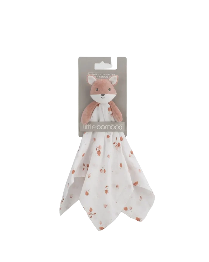 Little Bamboo Muslin Baby Comforter  - Fifi the Fox