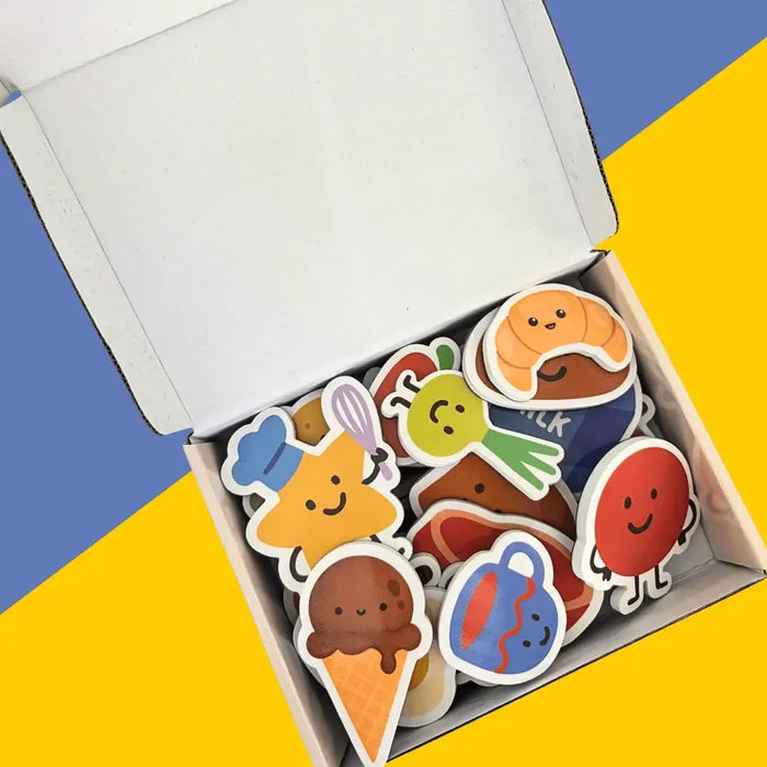 Little Chef Magnet Set | Magnetic Food Play Pieces For Kids