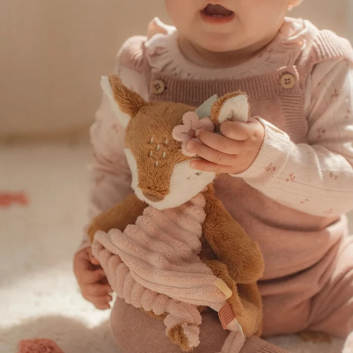 Little Dutch Fairy Garden Pink Deer Cuddle Cloth