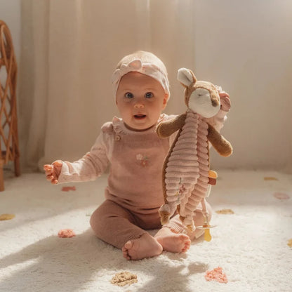 Little Dutch Fairy Garden Pink Deer Cuddle Cloth