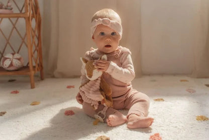 Little Dutch Fairy Garden Pink Deer Cuddle Cloth
