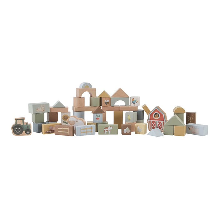 Little Farm Wooden Building Block Set (DAMAGED PACKAGING)