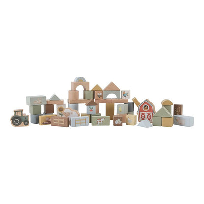 Little Farm Wooden Building Block Set (DAMAGED PACKAGING)