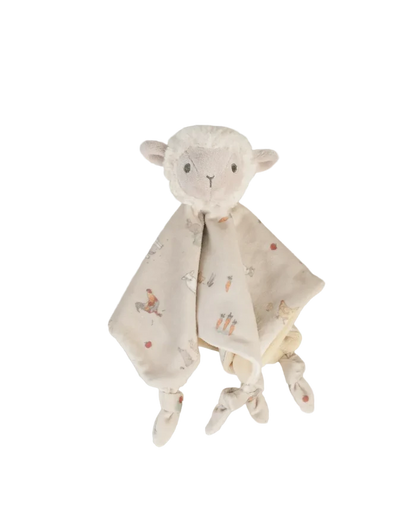 Little Linen Baby Comforter - Farmyard Lamb