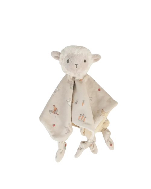 Little Linen Baby Comforter - Farmyard Lamb
