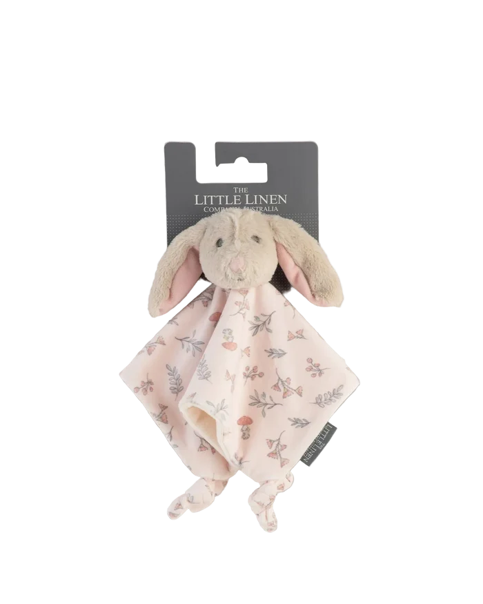 Little Linen Baby Comforter - Harvest Bunny