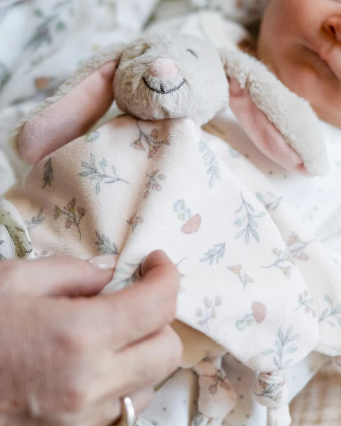 Little Linen Baby Comforter - Harvest Bunny