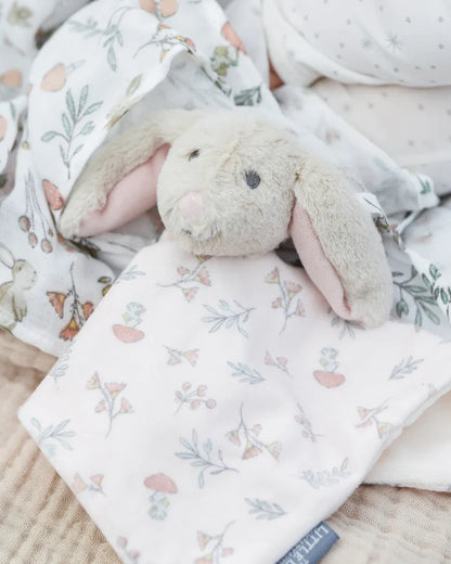 Little Linen Baby Comforter - Harvest Bunny