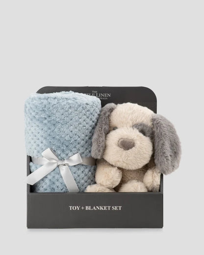 Little Linen Soft Plush Toy & Blanket - Barklife Patch