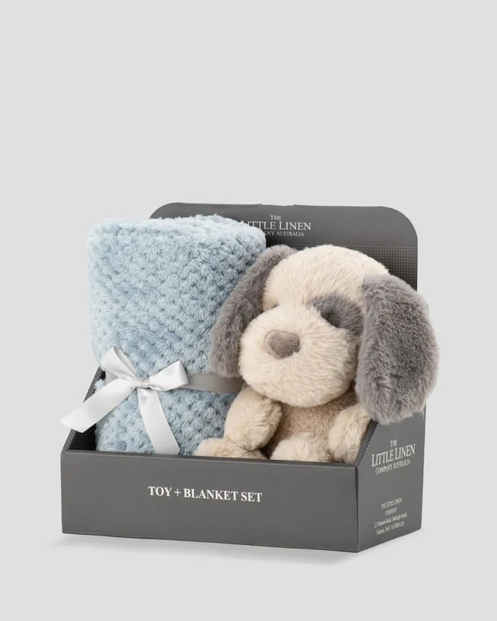 Little Linen Soft Plush Toy & Blanket - Barklife Patch
