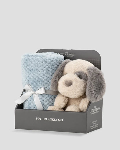 Little Linen Soft Plush Toy & Blanket - Barklife Patch
