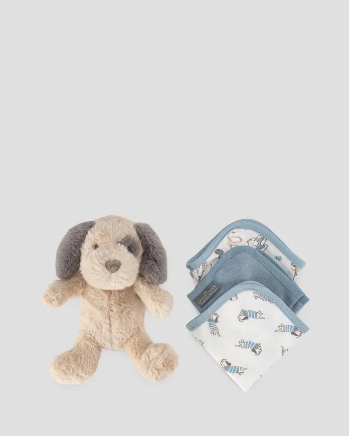 Little Linen Soft Plush Toy & Washer Gift Box - Barklife Patch