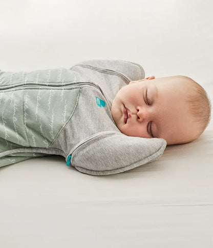 Love to Dream Swaddle Up™ Quilted Transition Bag 2.5 TOG - Olive Dreamer Large (8.5-11kg) (DAMAGED PACKAGING)