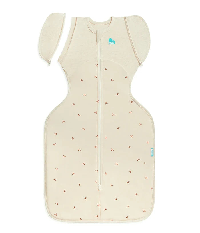 Love to Dream Swaddle Up™ Stretch Cotton Fleece Transition Bag 1.5 TOG - Oatmeal Twigs