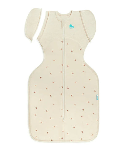 Love to Dream Swaddle Up™ Stretch Cotton Fleece Transition Bag 1.5 TOG - Oatmeal Twigs