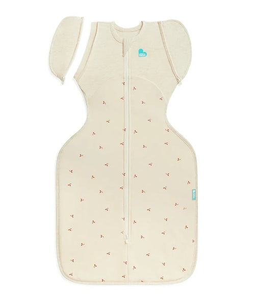 Love to Dream Swaddle Up™ Stretch Cotton Fleece Transition Bag 1.5 TOG - Oatmeal Twigs