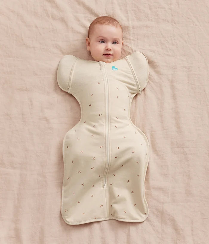 Love to Dream Swaddle Up™ Stretch Cotton Fleece Transition Bag 1.5 TOG - Oatmeal Twigs