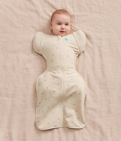 Love to Dream Swaddle Up™ Stretch Cotton Fleece Transition Bag 1.5 TOG - Oatmeal Twigs