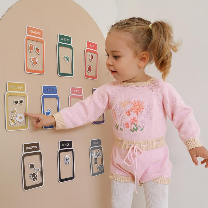 Magnetic Colour Sorting Jars | Montessori Sorting Jars