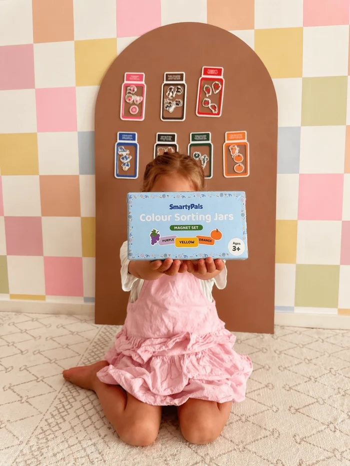 Magnetic Colour Sorting Jars | Montessori Sorting Jars