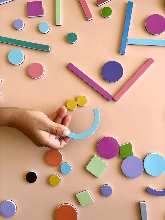 Magnetic Shapes Set | Colour & Shape Magnets For Kids