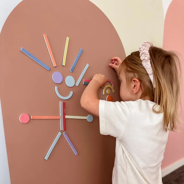 Magnetic Shapes Set | Colour & Shape Magnets For Kids