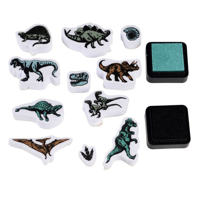 Mini Stamp Set - Prehistoric Dinosaurs