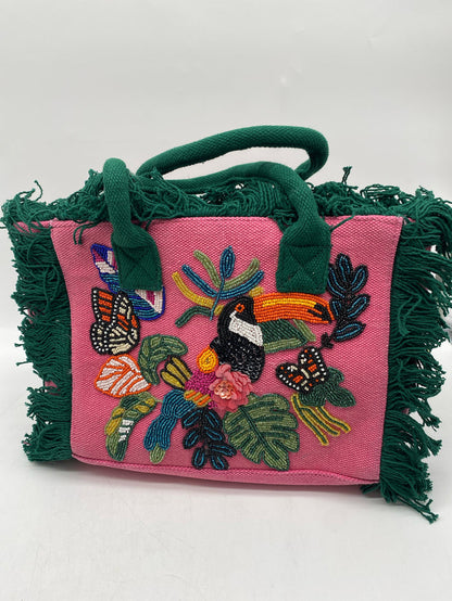 MINI TOTE PINK FLUTTER OASIS