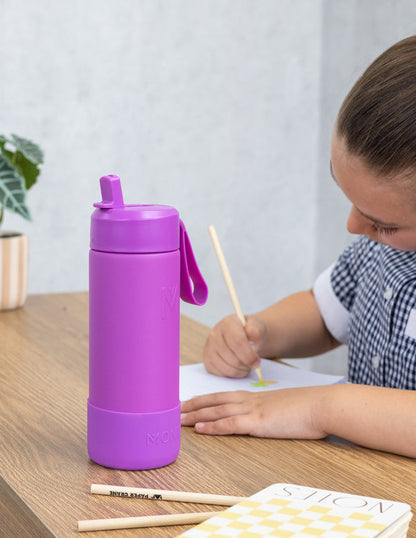 MontiiCo Fusion Complete Drink Bottle 475ml - Fuchsia