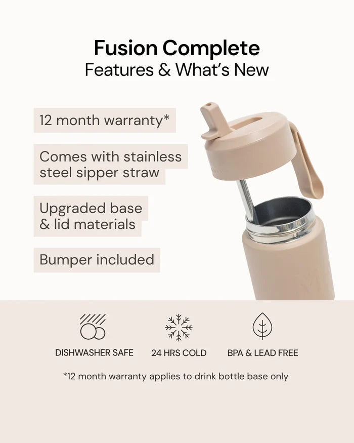 MontiiCo Fusion Complete Drink Bottle 475ml - Midnight