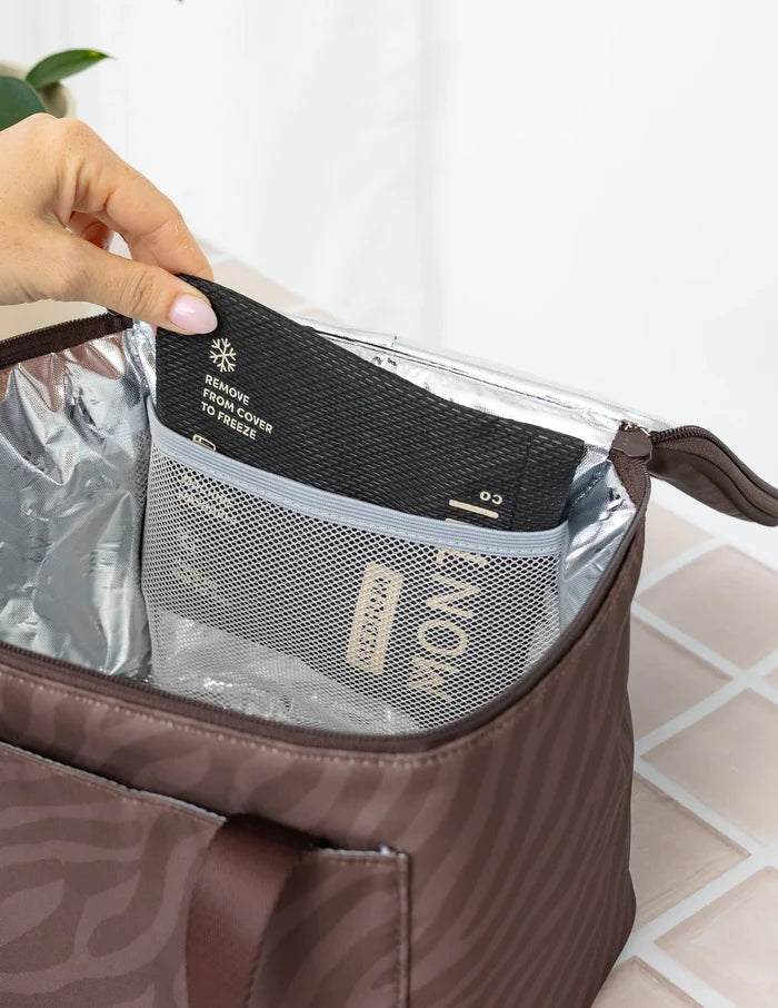 Montiico Insulated Cooler Bag - Zebra