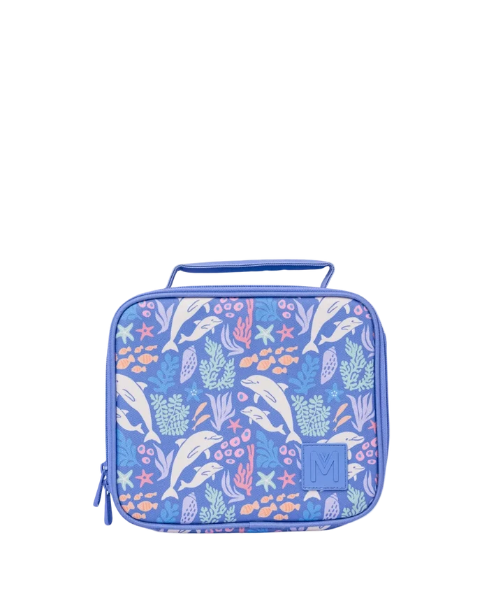 Montiico Medium Insulated Lunch Bag - Dolphin Dreams